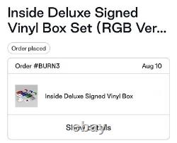 Bo Burnham SIGNED INSIDE DELUXE VINYL BOX SET AUTOGRAPHED PROOF RGB VERSION