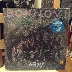 Bon Jovi Slippery When Wet Signed Vinyl