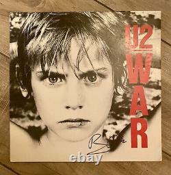 Bono Signed War Album Vinyl