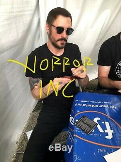 Breaking Benjamin Autographed Signed Ember Vinyl Album Signing Proof Guitar Pick