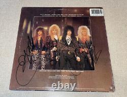 Britny Fox Debut LP 1988 SIGNED by THE ENTIRE BAND in SHRINK GD+/VG READ