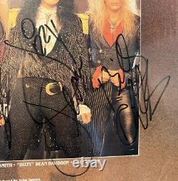 Britny Fox Debut LP 1988 SIGNED by THE ENTIRE BAND in SHRINK GD+/VG READ