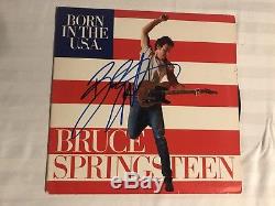 Bruce Springsteen Born In The USA Autographed Sign Album Record Vinyl The Boss