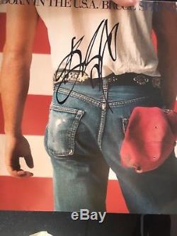 Bruce Springsteen Signed Born In The USA vinyl (photo Proof)