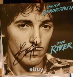 Bruce Springsteen Signed The River Vinyl Album Autographed