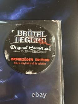 Brutal Legend Ormagoden Video Game soundtrack vinyl record Signed Poster Rare