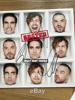 Busted Half Way There Signed Autographed Coloured Splatter Vinyl Lp Rare