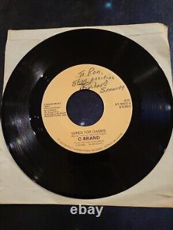 C-BRAND wired for games Northern Soul (r&b) 45 Signed Detroit International 82
