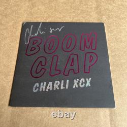 CHARLI XCX BOOM CLAP VINYL 7 Single Record with Etched B Side. New SIGNED