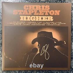 CHRIS STAPLETON Signed Higher Vinyl LP Album Autographed Record