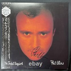 COA AUTOGRAPH Phil Collins VINYL LP JAPAN OBI Signed