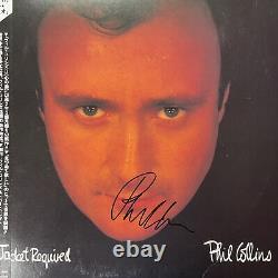 COA AUTOGRAPH Phil Collins VINYL LP JAPAN OBI Signed