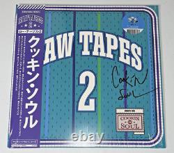 COOKIN SOUL -Raw Tapes 2 (LP) OBI Galaxy Blue Vinyl with 2 Stickers (Signed)