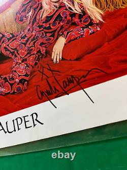 CYNDI LAUPER Signed Promo 8x10 & NM She's So Unusual 30th SPLATTER VINYL Record