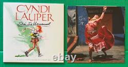 CYNDI LAUPER Signed Promo 8x10 & NM She's So Unusual 30th SPLATTER VINYL Record