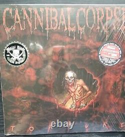 Cannibal Corpse Torture Hand Signed Black Vinyl 2012 Metal Blade Corpsegrinder