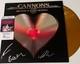 Cannons Band Signed Heartbeat Highway Lp Vinyl Record Michelle Joy +2 Jsa Coa