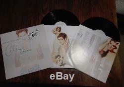 Celine Dion Falling Into You 1996 Ultra Rare Original 2 x Vinyl LP Autographed
