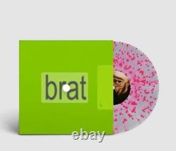 Charli Xcx Brat Personally Signed Pink Splatter Vinyl