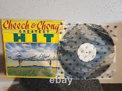 Cheech & Chong's Greatest Hit Signed Vinyl Record LP JSA COA Autographed By Both