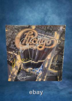 Chicago signed vinyl record 13 7 signatures