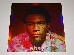 Childish Gambino Signed Because The Internet Lp Vinyl Record Donald Glover Proof