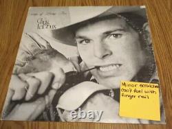 Chris LeDoux Set of 4 Country LPs Vtg Autographed Country Music