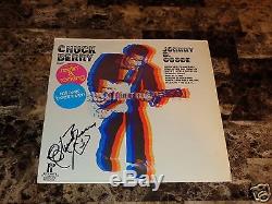 Chuck Berry Rare Signed Vinyl Record Johnny B. Goode Hall Of Fame Guitar Legend