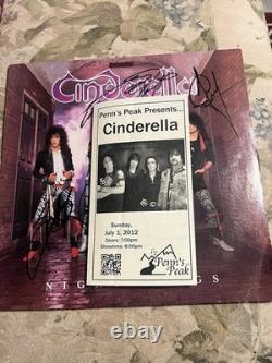 Cinderella NIGHT SONGS Signed Vinyl LP 80's Rock 1ST PRESSING