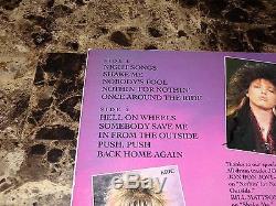 Cinderella Rare Full Band Signed Night Songs Vinyl LP Record Tom Keifer + Photo