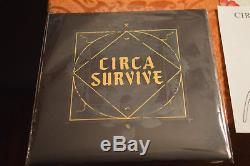Circa Survive The Amulet Vinyl LP Screen printed Fall 17 VIP + Signed Setlist