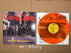 Circle Jerks Signed Autographed Vinyl Record LP Keith Morris Wild In The Streets