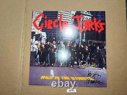 Circle Jerks Signed Autographed Vinyl Record LP Keith Morris Wild In The Streets