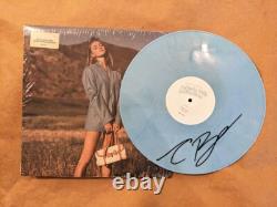 Claire Rosinkranz REAL hand SIGNED Beverly Hills Boyfriend Vinyl Record Blue COA