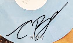 Claire Rosinkranz REAL hand SIGNED Beverly Hills Boyfriend Vinyl Record Blue COA