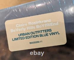 Claire Rosinkranz REAL hand SIGNED Beverly Hills Boyfriend Vinyl Record Blue COA