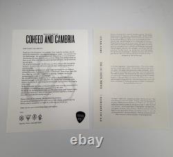 Coheed And Cambria The Afterman Hardcore Silver & Gold Vinyl Edition Signed Pick