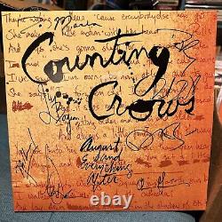 Counting Crows August & Everything Else 2 LP Record Vinyl SIGNED BY ENTIRE BAND
