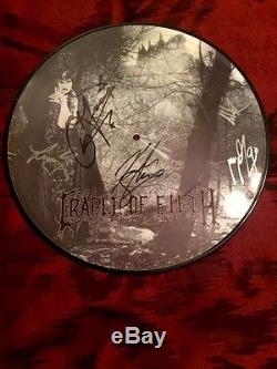 Cradle Of Filth Dusk And Her Embrace Picture Vinyl LP Autographed
