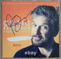 Craig Ferguson Signed Tickle Fight Vinyl Record Netflix Comedy LEGEND RAD