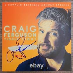 Craig Ferguson Signed Tickle Fight Vinyl Record Netflix Comedy LEGEND RAD