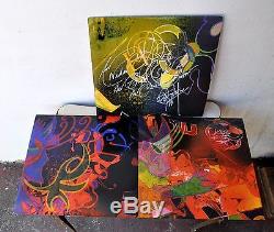 Current 93/ Nurse With Wound Bright Yellow Moon Vinyl 2LP Dual Signed RARE OOP