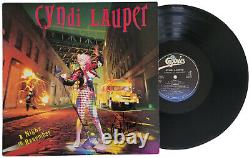 Cyndi Lauper Signed A Night to Remember Album COA Proof Autographed Vinyl Record