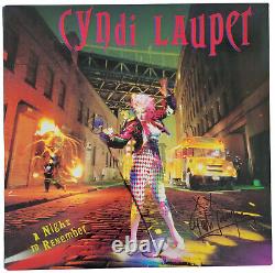 Cyndi Lauper Signed A Night to Remember Album COA Proof Autographed Vinyl Record