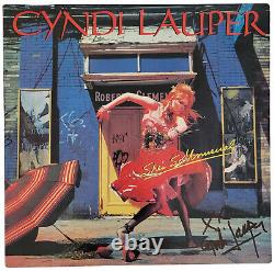 Cyndi Lauper Signed Shes So Unsual Album COA Proof Autographed Vinyl Record