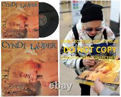 Cyndi Lauper Signed True Colors Album COA Proof Autographed Vinyl Record