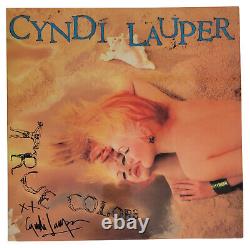 Cyndi Lauper Signed True Colors Album COA Proof Autographed Vinyl Record