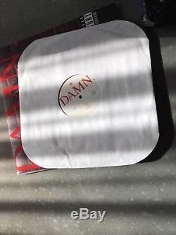 DAMN. 2 LP by Kendrick Lamar, AUTOGRAPHED, Red Vinyl