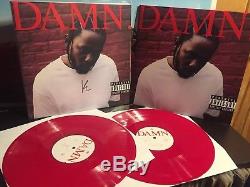 DAMN. By Kendrick Lamar 2lp Signed Red Vinyl