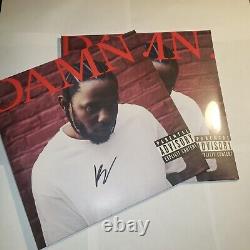 DAMN Red Vinyl Set Autographed by Kendrick Lamar